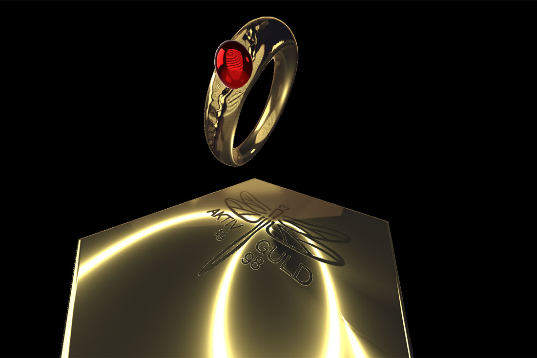 Ring Designer I Aktiv Guld
