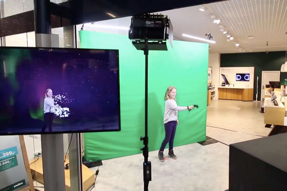 Mal stjerner og send mixed reality hilsen I Yousee