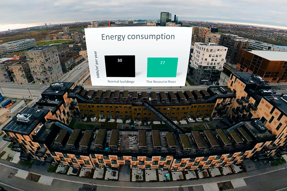 VR tour through the ressource rows I Energistyrelsen