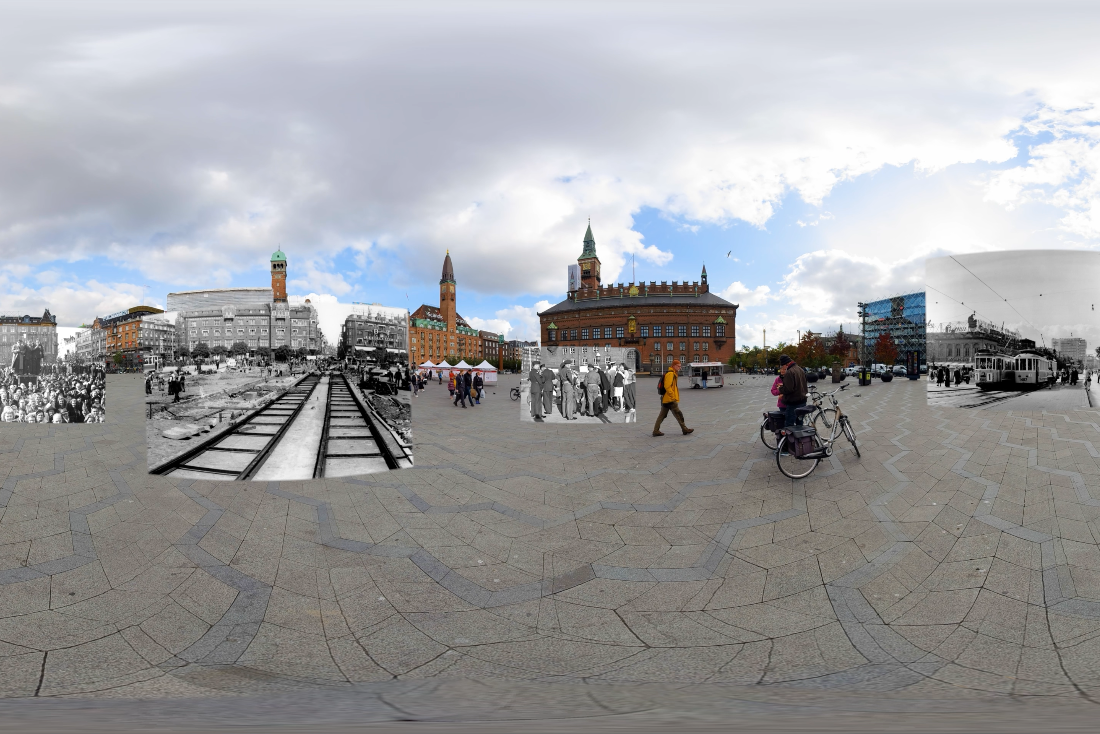 VR travel through time at Rådhuspladsen I Nationalmuseum