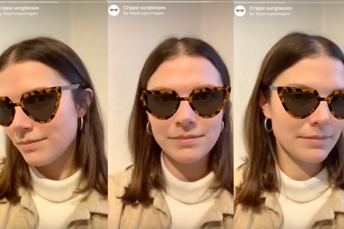 Try on sunglasses in AR I Fleye