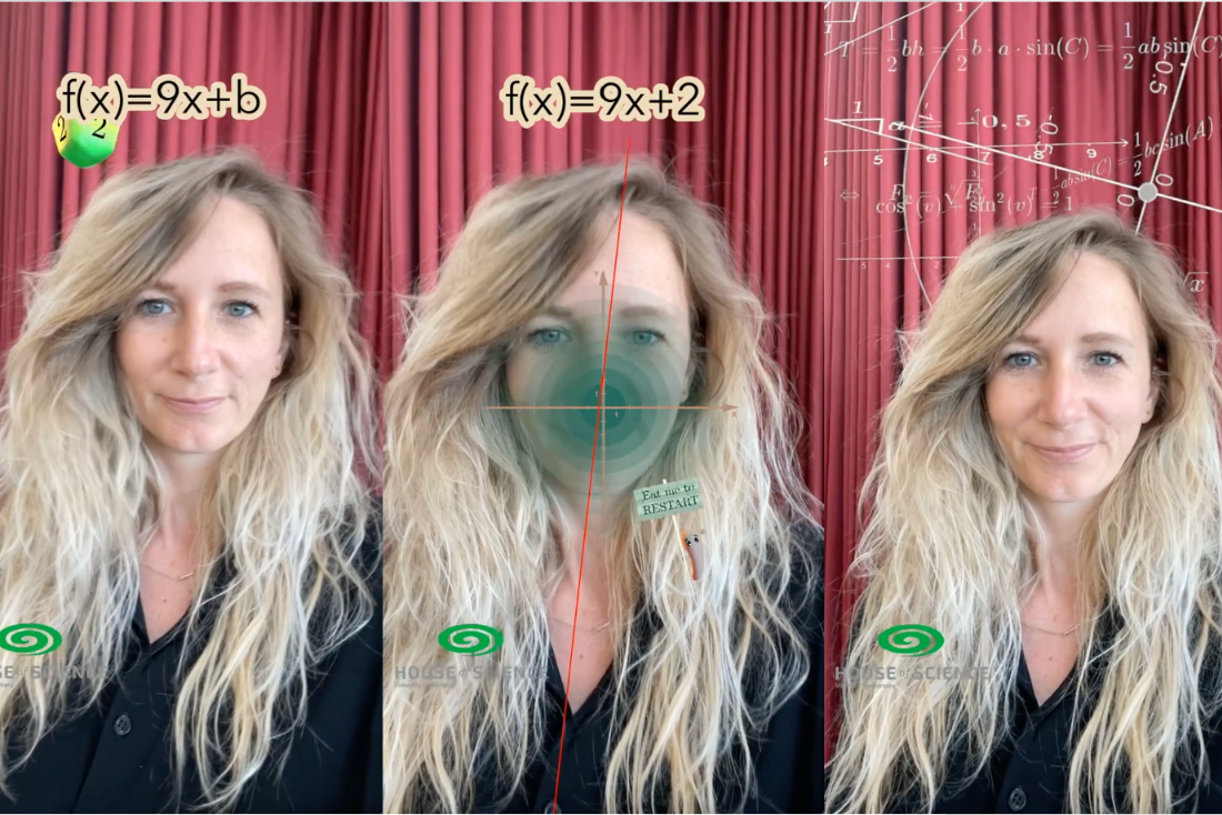 Interactive AR math and coordinatesystems