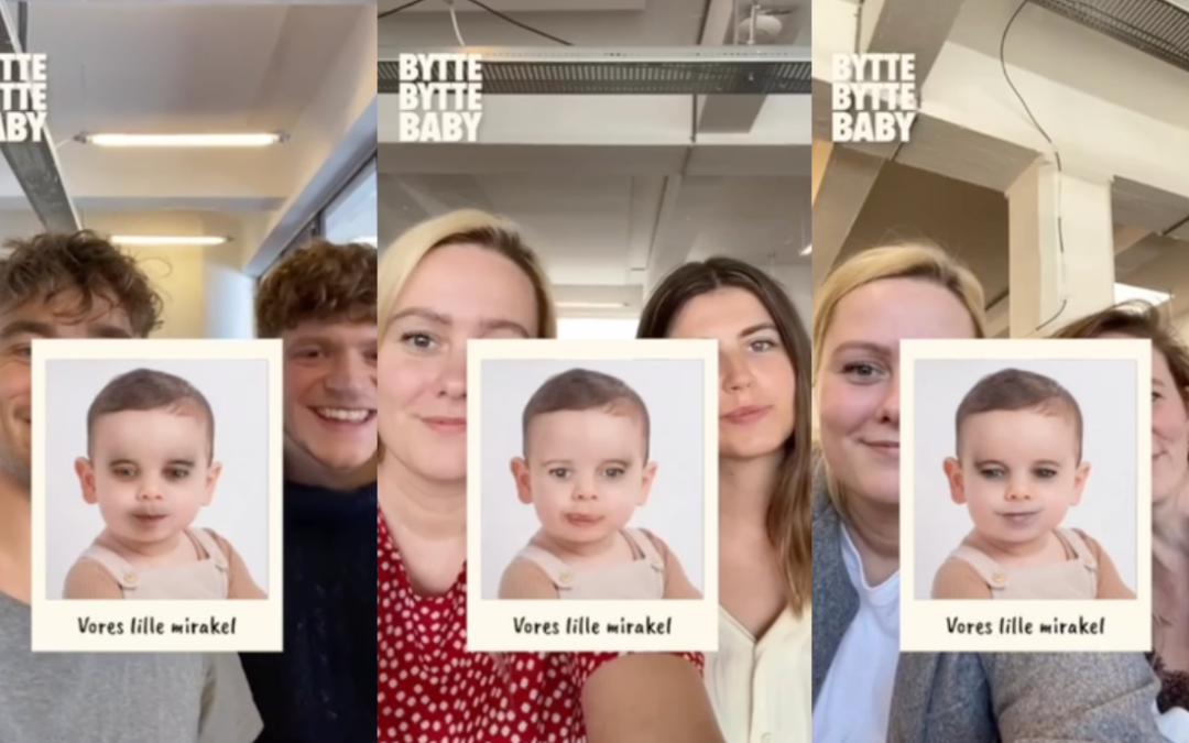 Face-Merge AR til promovering af ‘Bytte Bytte Baby’