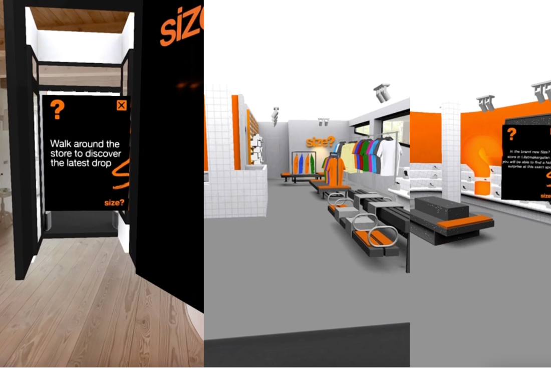 3D store in AR I Size