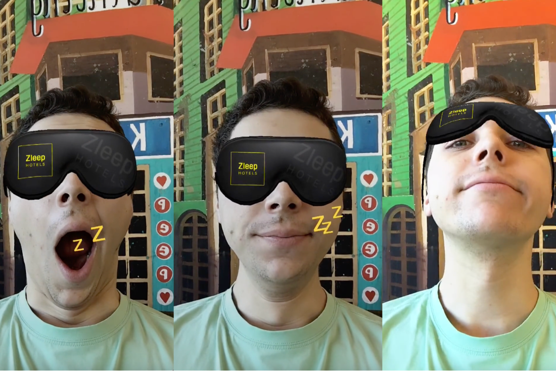 AR Filter til marketingkampagne I Zleep Hotels