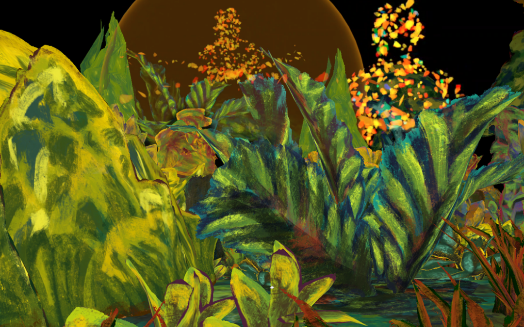 Interactive sensory garden in VR I Michelle & Uri Kranot