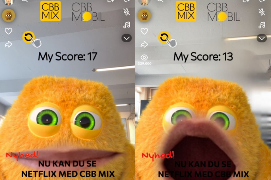Sammensæt din streamingpakke i Snapchat I CBB Mix