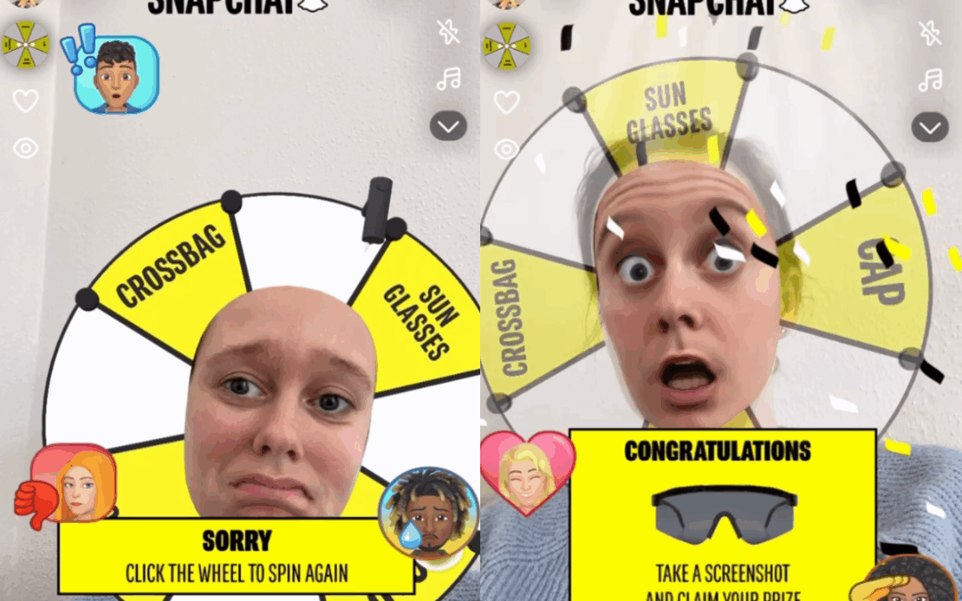 AR Wheel of fortune for roadshow I Snapchat